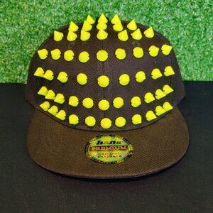Hana Premium Original Snapback Neon Spiky Hat New With Tags